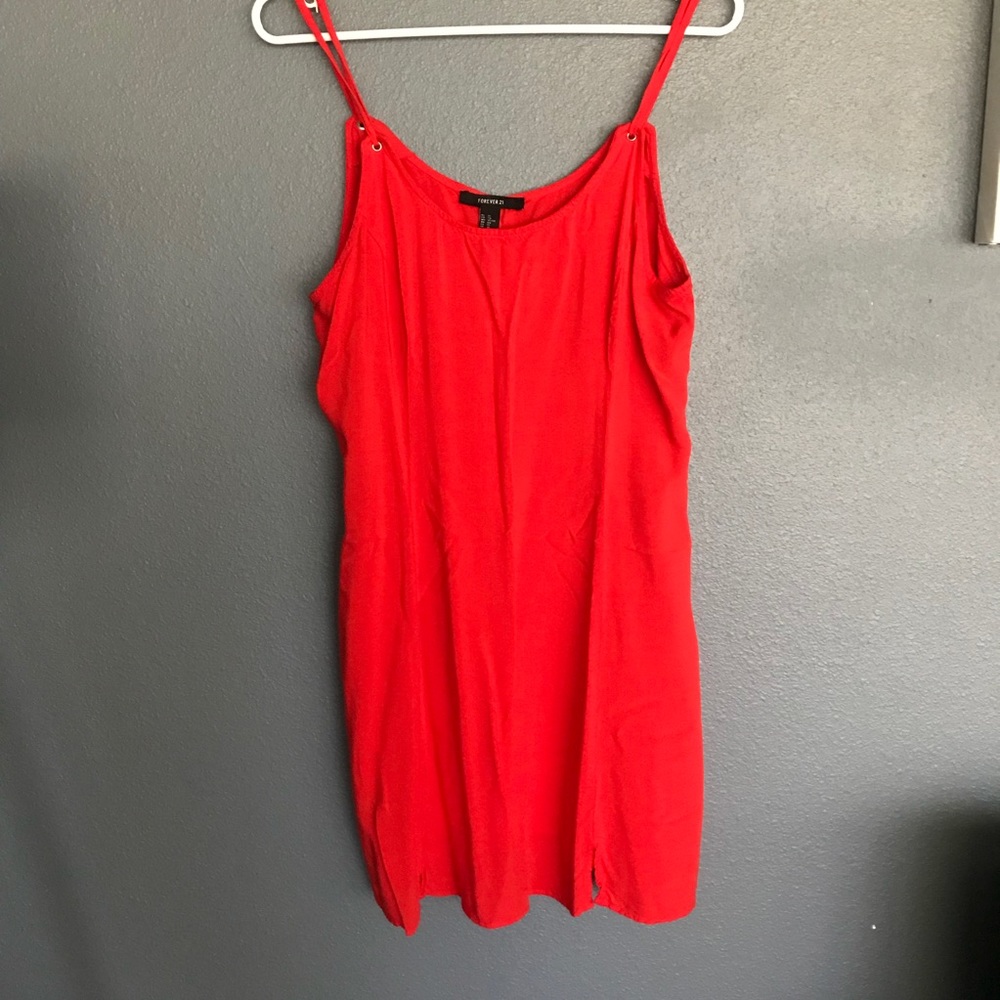 F21 Red Dress